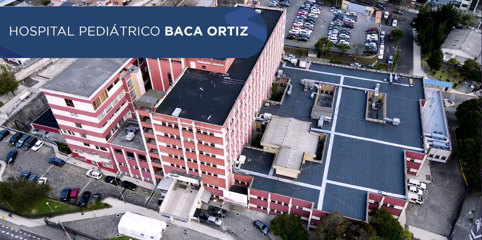 Fotografía panorámica del Hospital Pediátrico Baca Ortiz